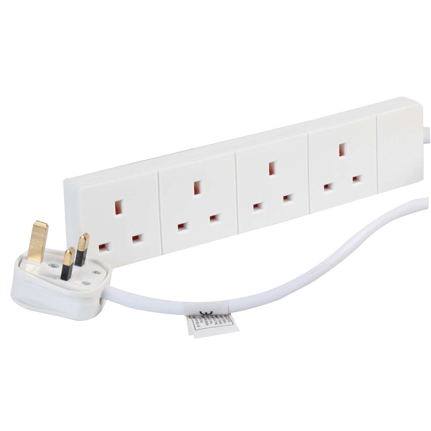 4 GANG 0.5M 13AMP EXTENSION LEAD