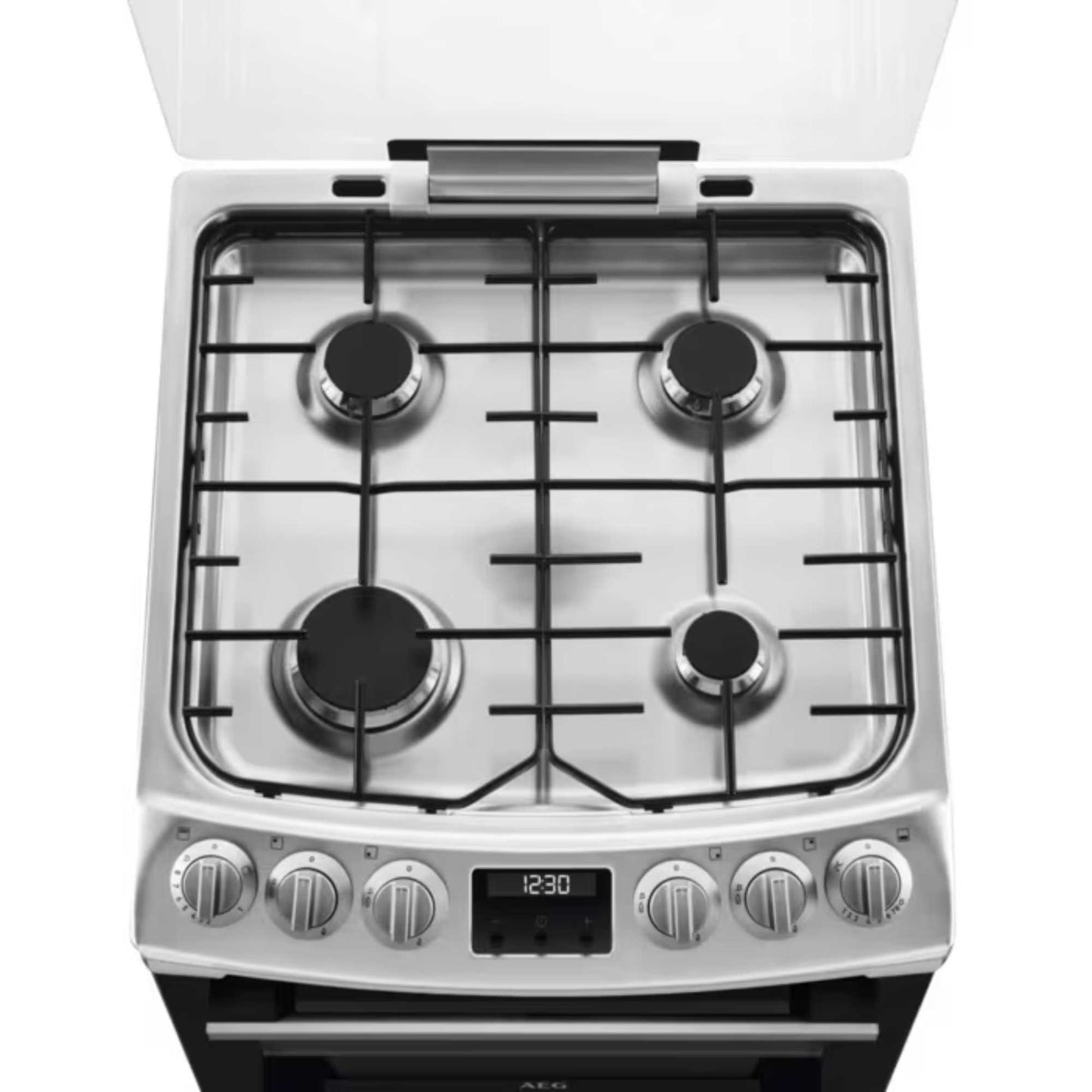 AEG 55cm Gas Double Oven Cooker - CGX1130ACM
