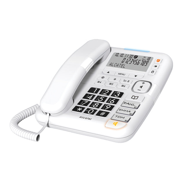 Tmax 70 Corded Phone With Audioboost Wht