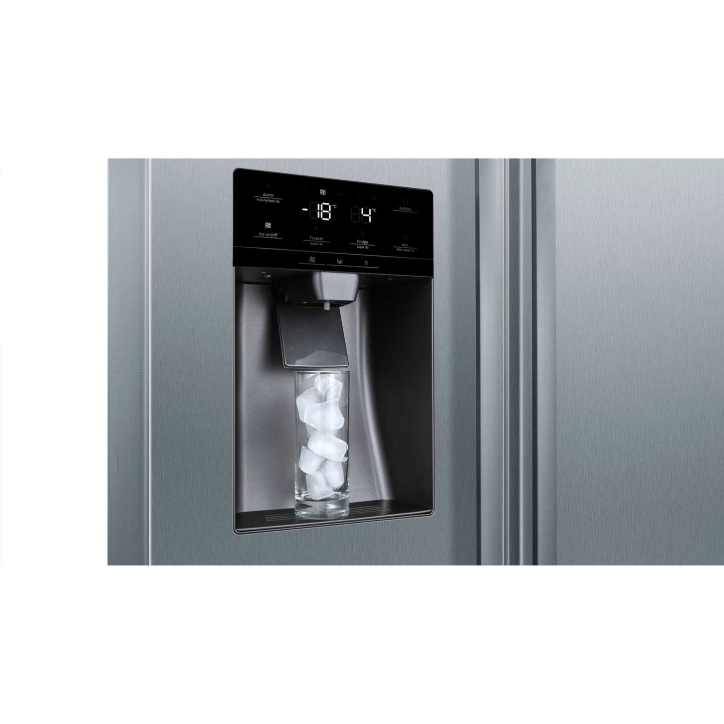 Bosch Series 6 American Style Fridge Freezer 80/20 Total No Frost - Brushed Steel - KAD93AIERG
