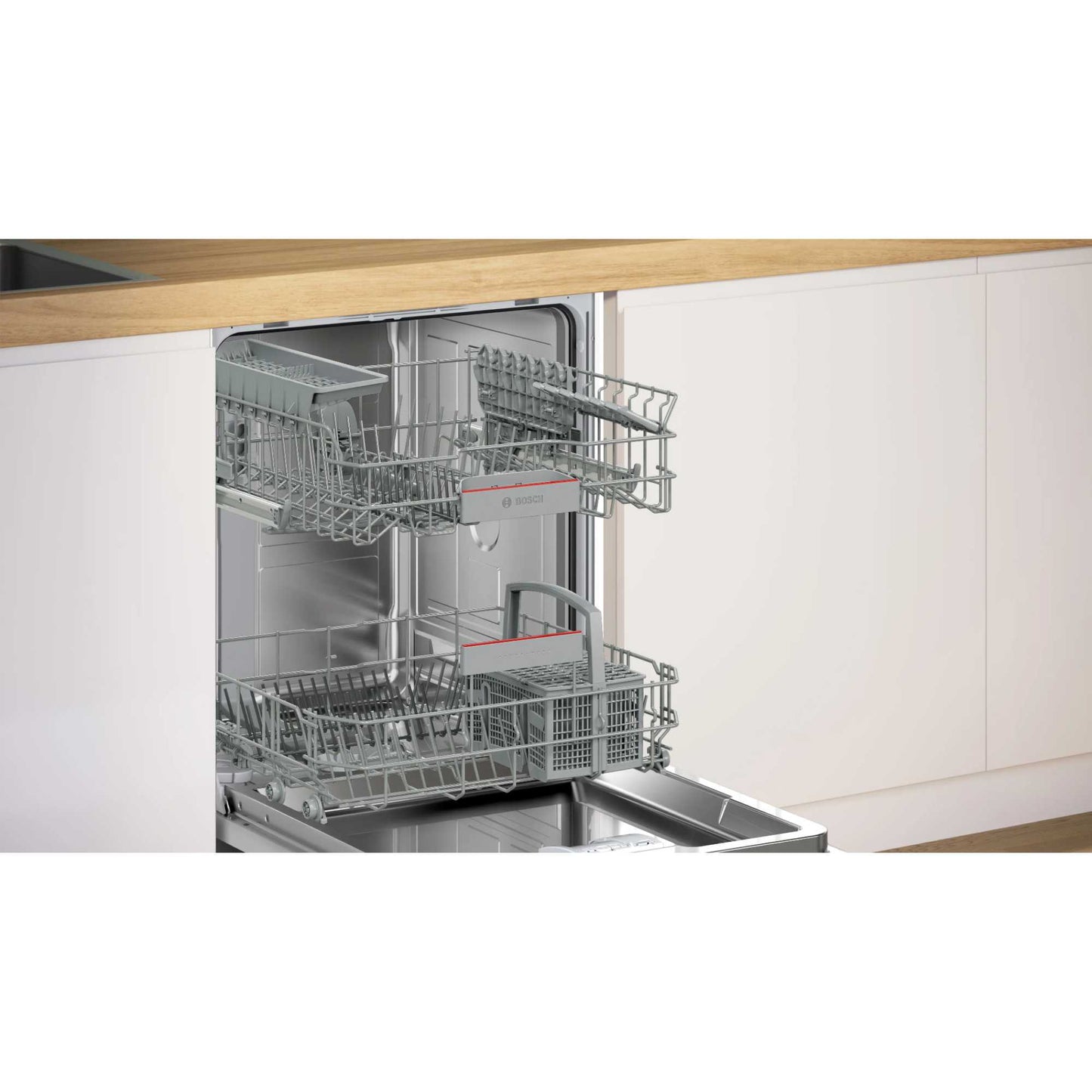 Bosch Series 4 Fully Integrated Full-Sized Dishwasher - SMV4EAX23G