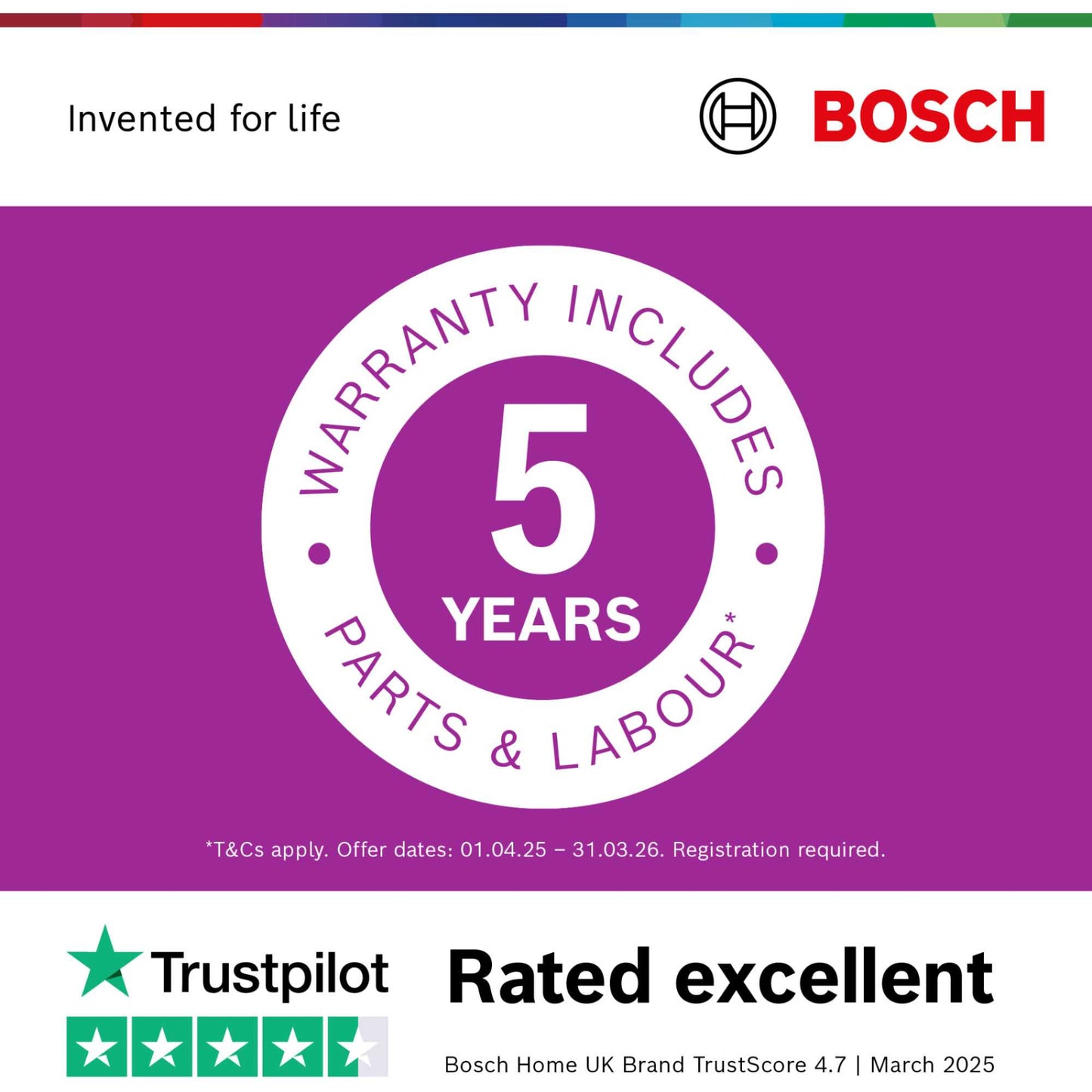 Bosch Series 4 Freestanding Slimline Dishwasher - SPS4HMW49G