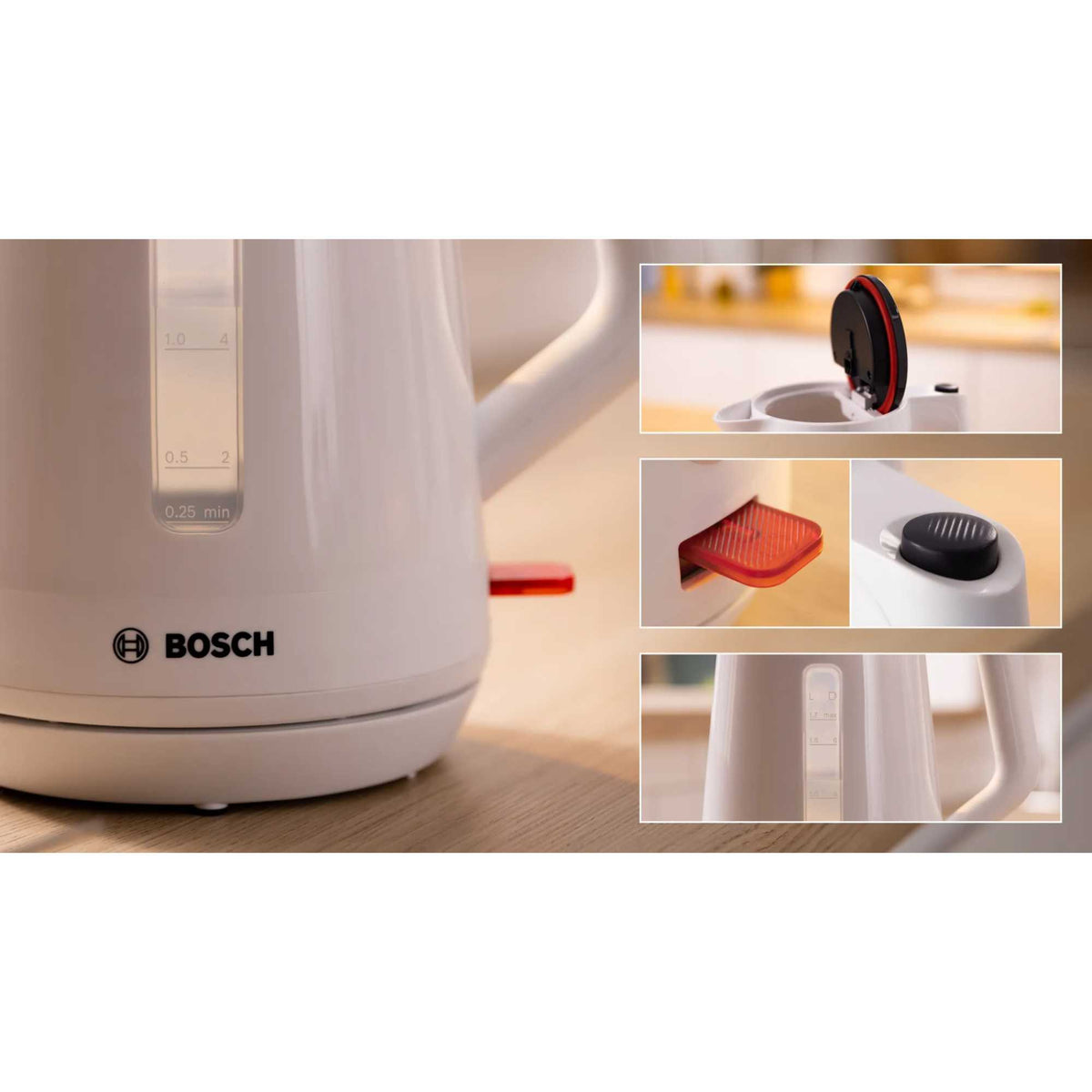 Bosch TWK1M121GB MyMoment 1.7L Kettle - White