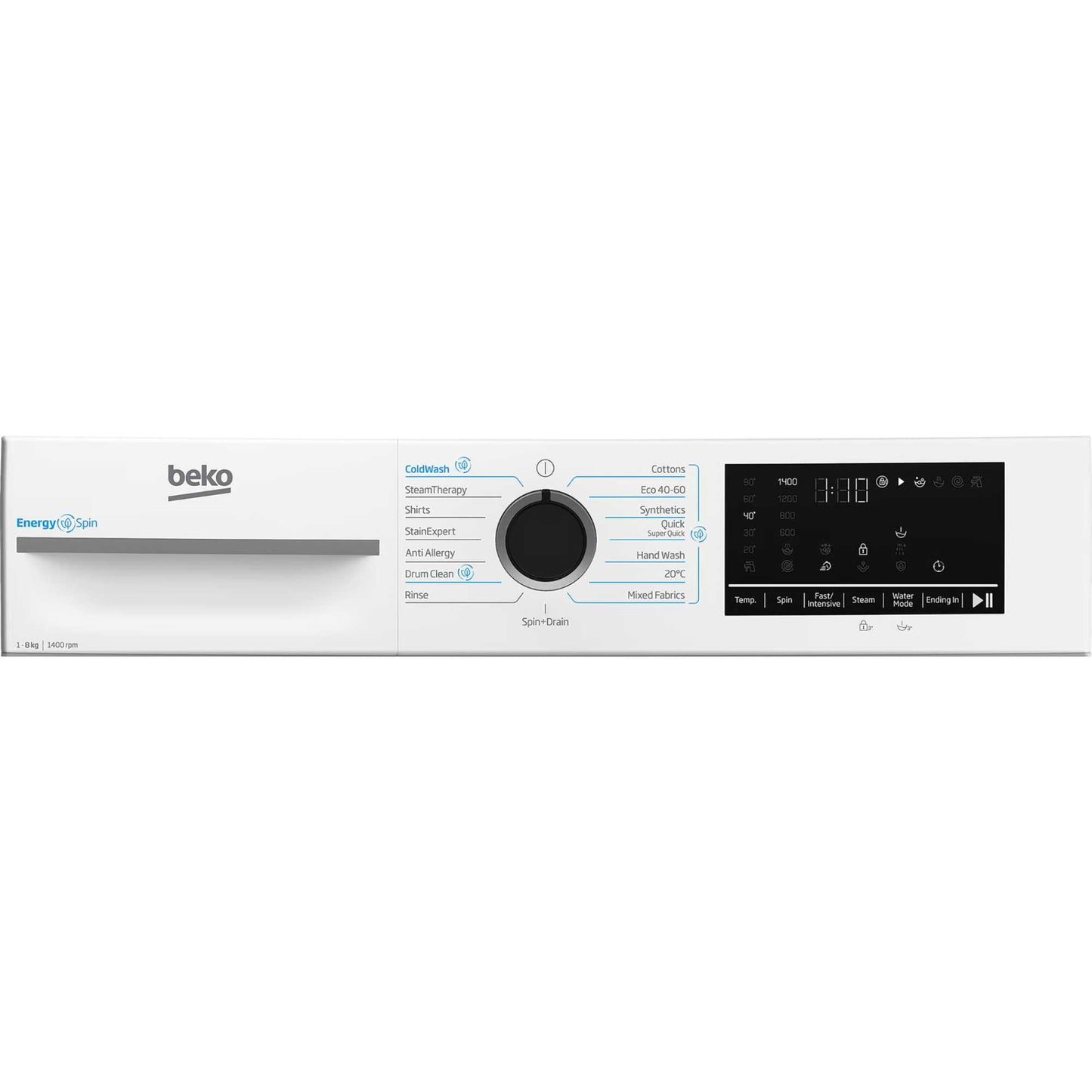 Beko 8kg 1400rpm Washing Machine - BM3WT4841IW