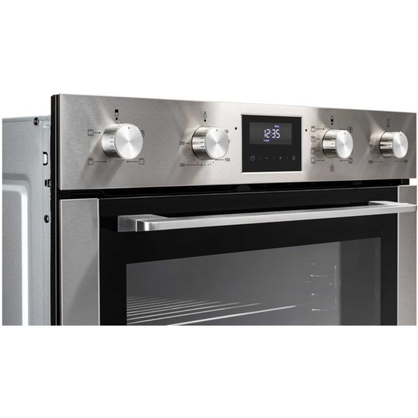 Belling BI903MFCSTA 60cm Built-In Double Oven - Stainless Steel