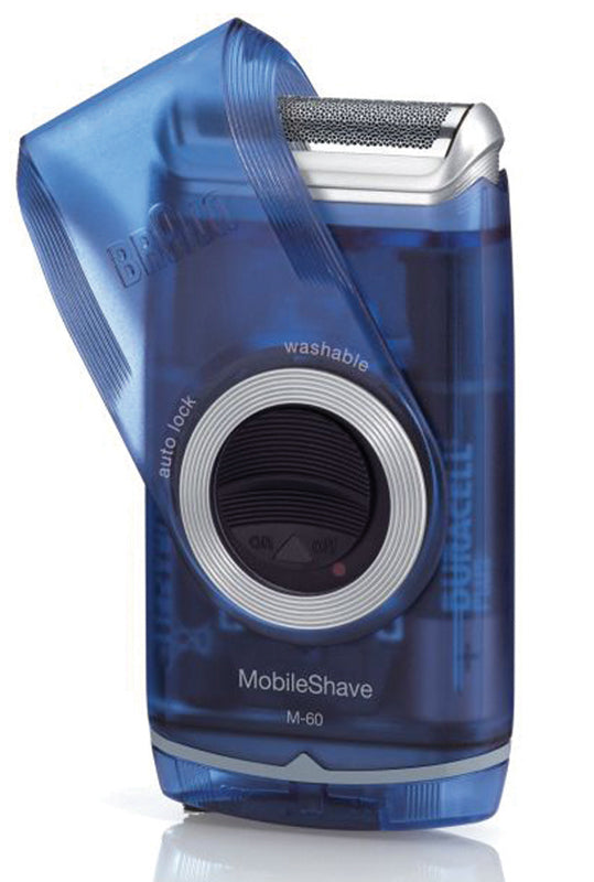 MOBILESHAVE SMART FOIL BATTERY SHAVER BLUE