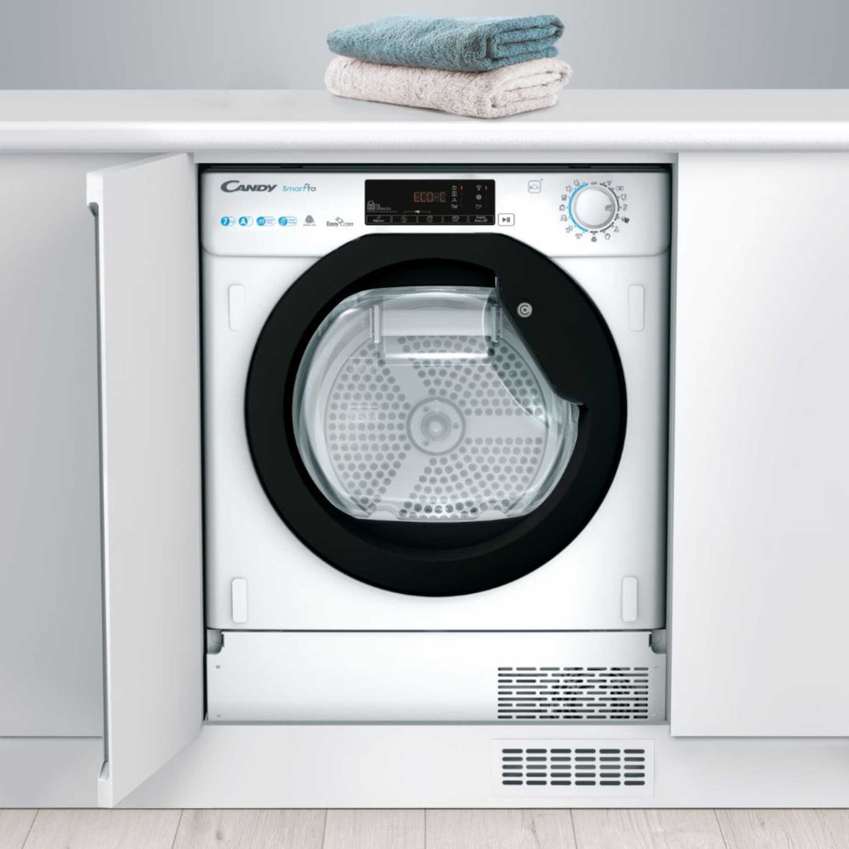 Candy BCTD H7A1TBE-80 Built-in 7kg A+ Rated Smart Heat Pump Dryer