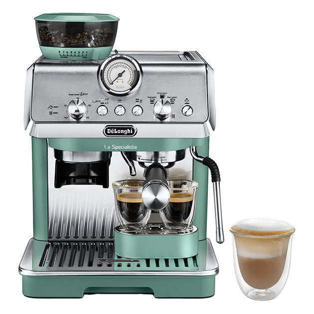 LA SPECIALISTA ARTE BTC MANUAL COFFEEMACHINE GREEN