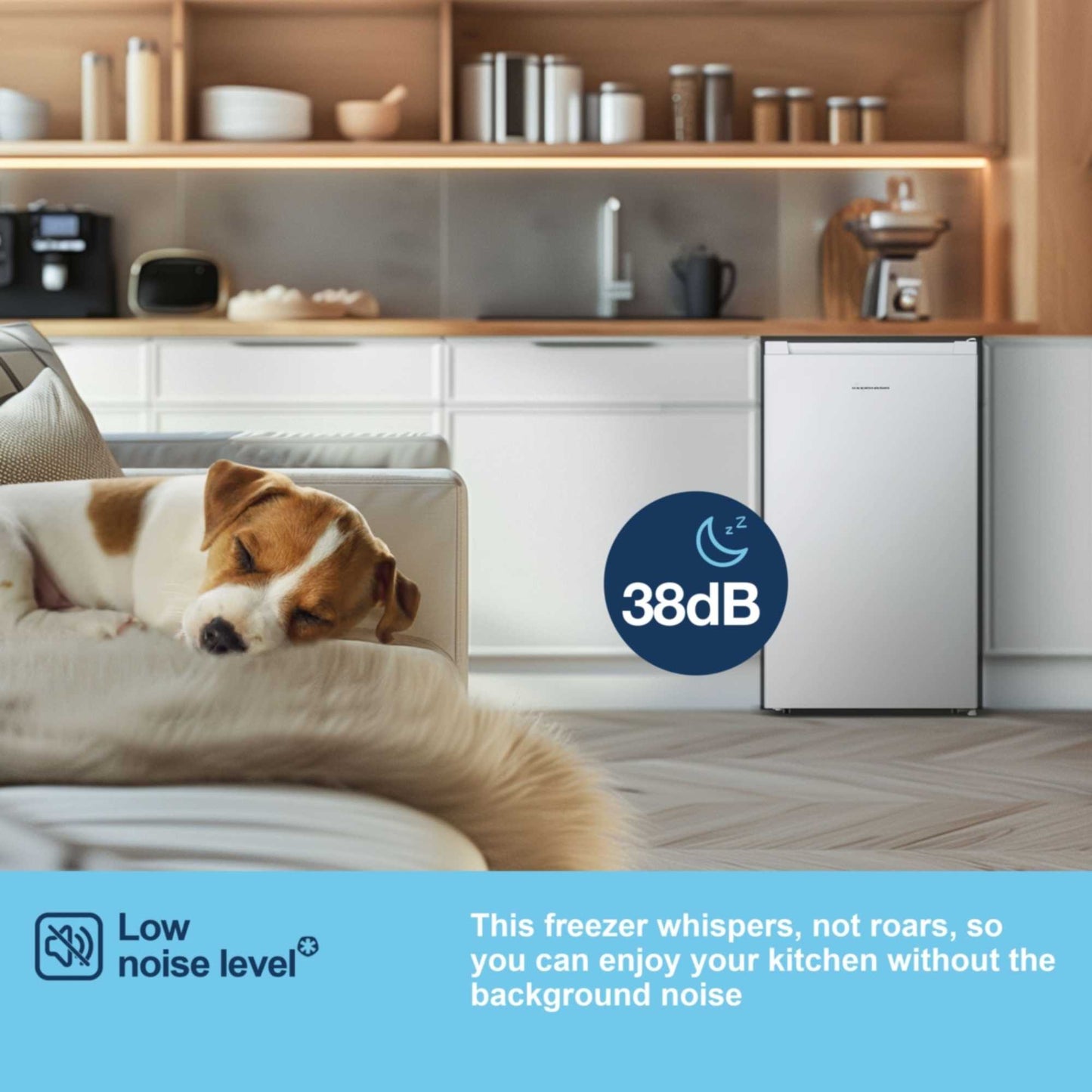 Fridgemaster Undercounter Freezer - White - MUZ4860E