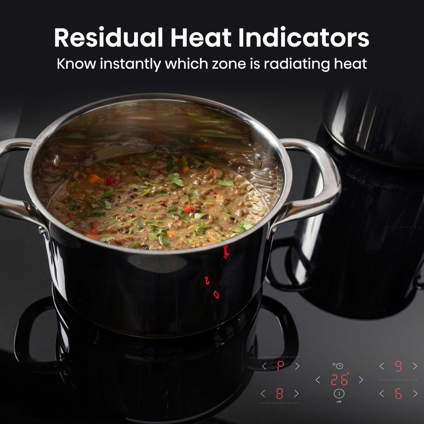 Hisense HI6421BSC 60cm 4 Burner Induction Hob - Black
