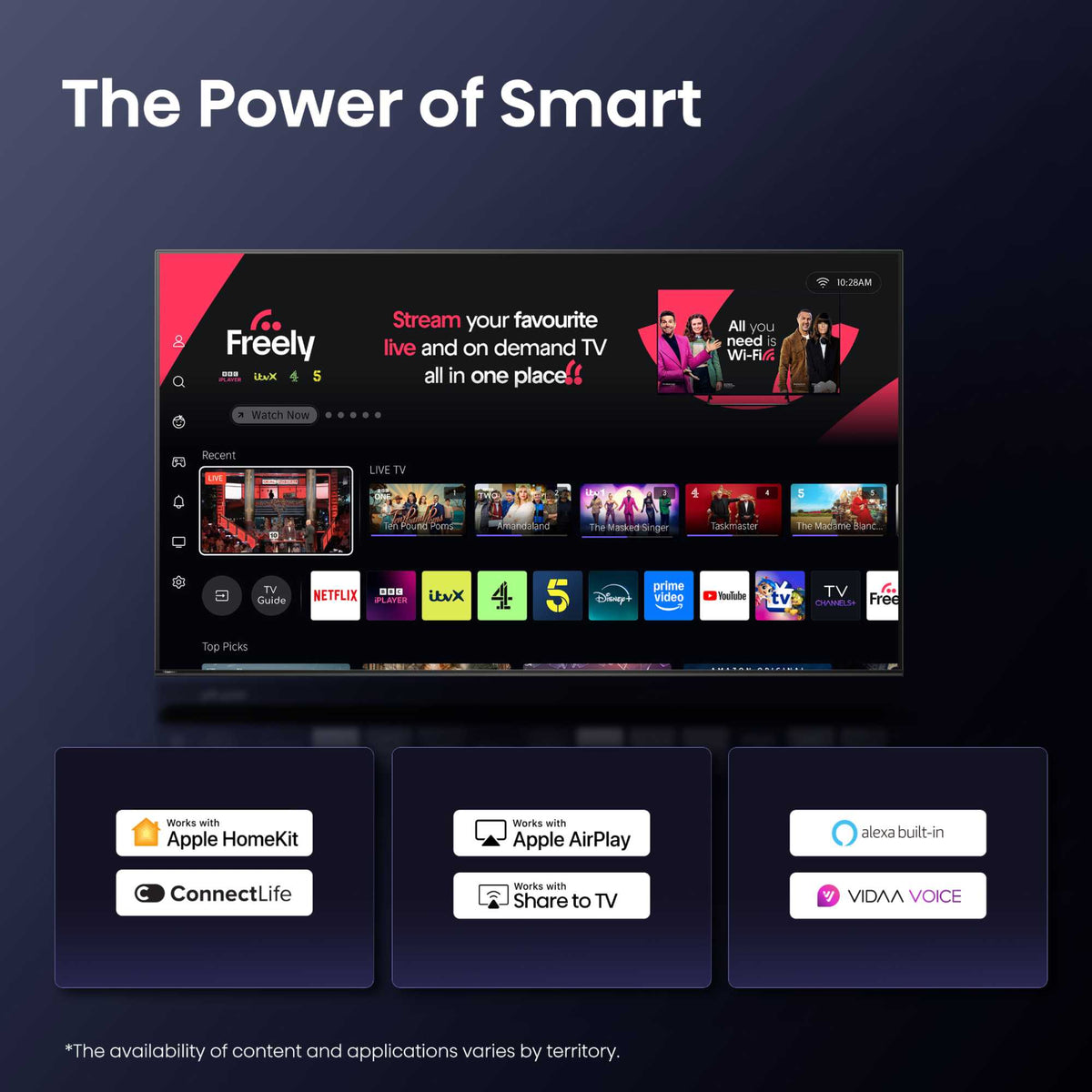 Hisense A7QTUK 55" QLED Smart AI TV with Freely - 55A7QTUK