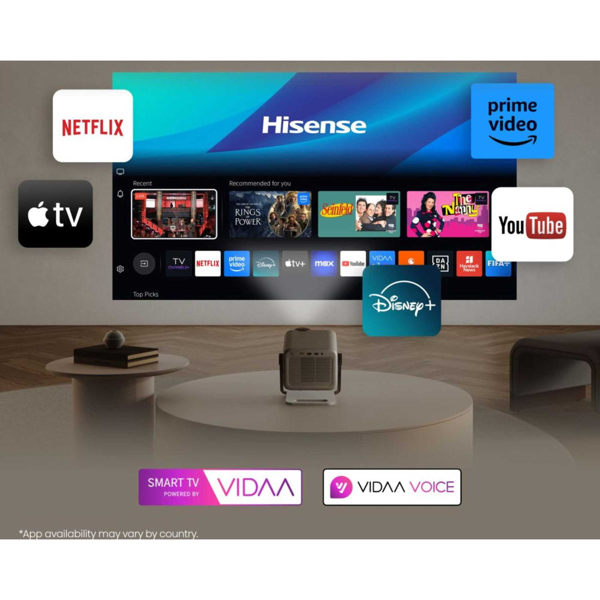 Hisense M2 Pro 4K M2TUK Pro Mini Projector - M2TUK-PRO