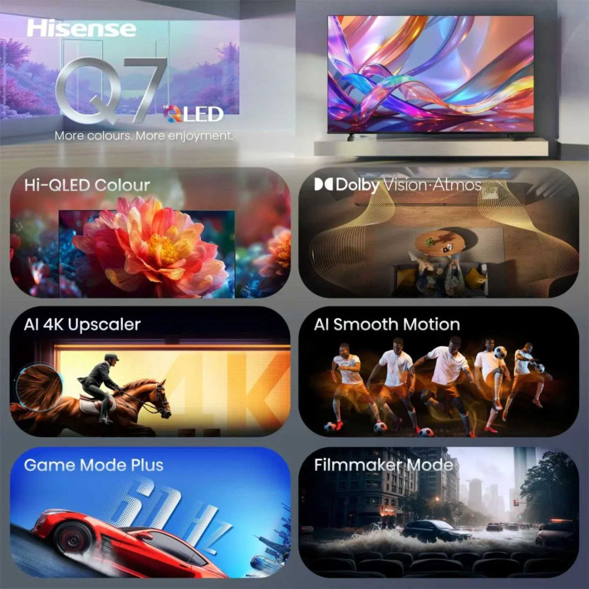 Hisense Q7S 50" HI-QLED Smart TV - 50Q7STUK