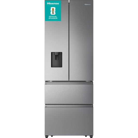 Hisense American Style Fridge Freezer 60/40 Total No Frost - Inox - RF632N4WIE