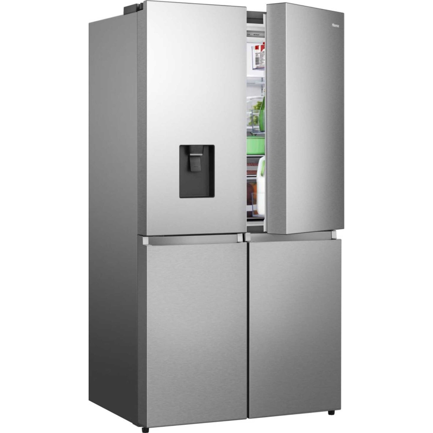 Hisense American Style Fridge Freezer 60/40 Total No Frost - Stainless Steel - RQ758N4SWSE