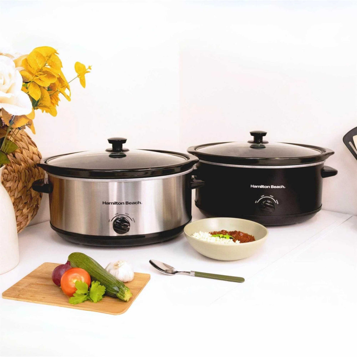 Hamilton Beach HBSC070B The Family Favourite 6.5L Slow Cooker - Black