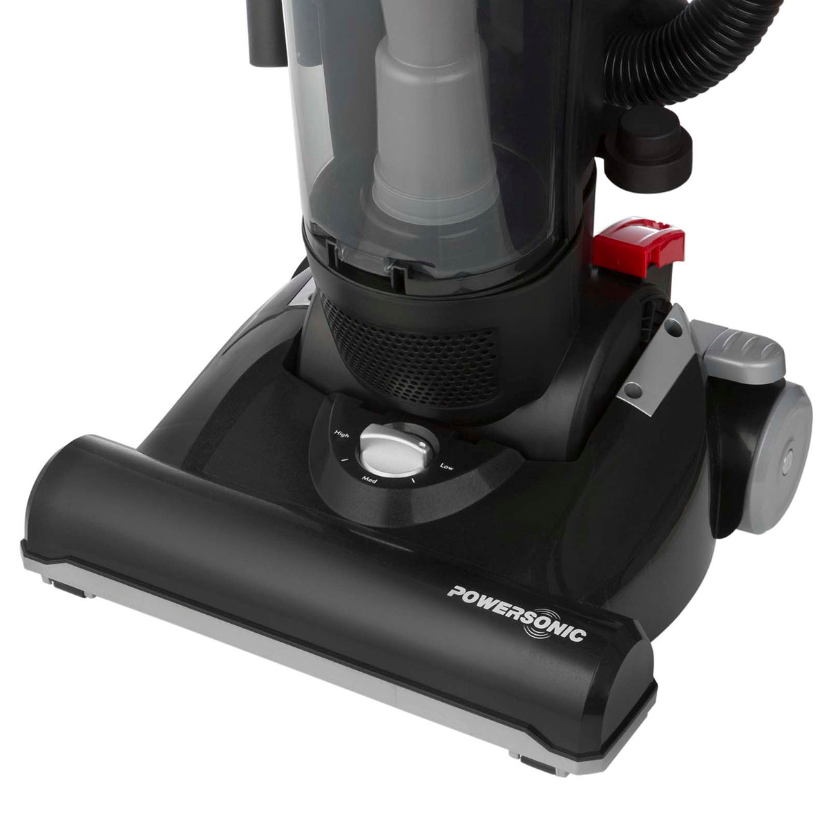 Powersonic Bagless Upright Vacuum Cleaner - Black - 800W