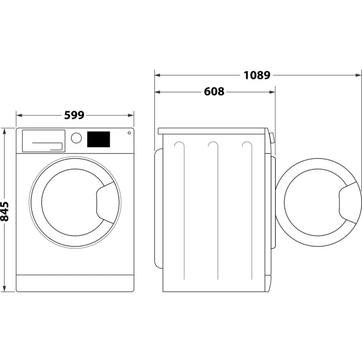 Hotpoint GentlePower 8kg 1400rpm Washing Machine - H7 89 GPOWER UK