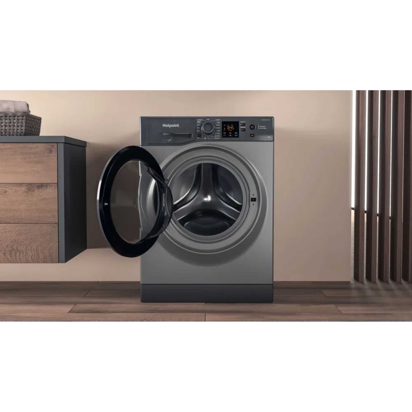 Hotpoint Anti-Stain 9kg 1400rpm Washing Machine - NSWF 946 GG UK