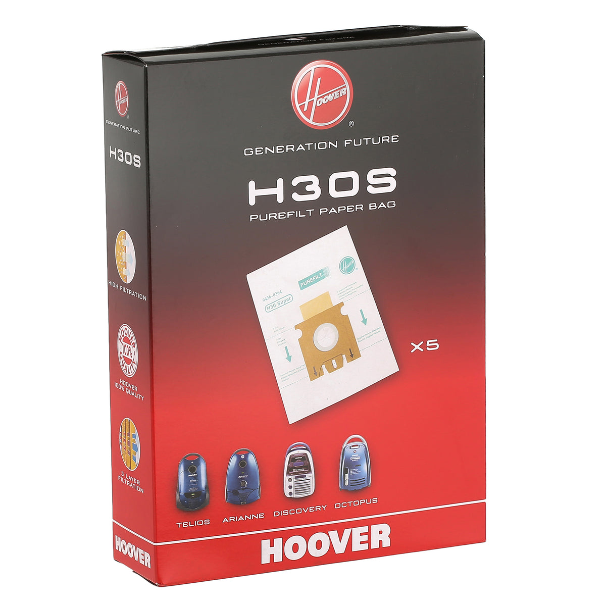 Vacuum Cleaner Bag - H30 (Pack of 5)