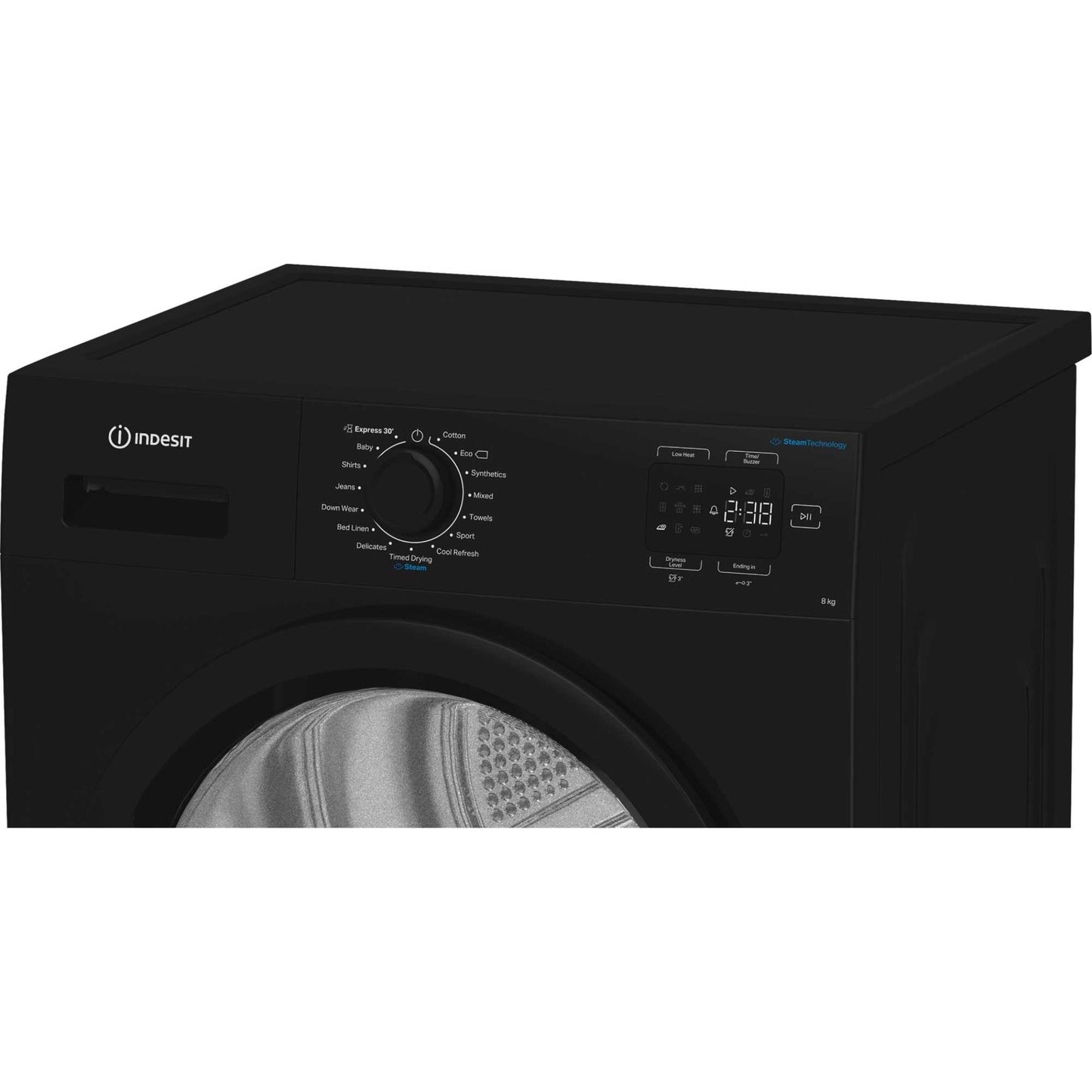 Indesit 8kg Heat Pump Tumble Dryer - C YSD 82D BB UK