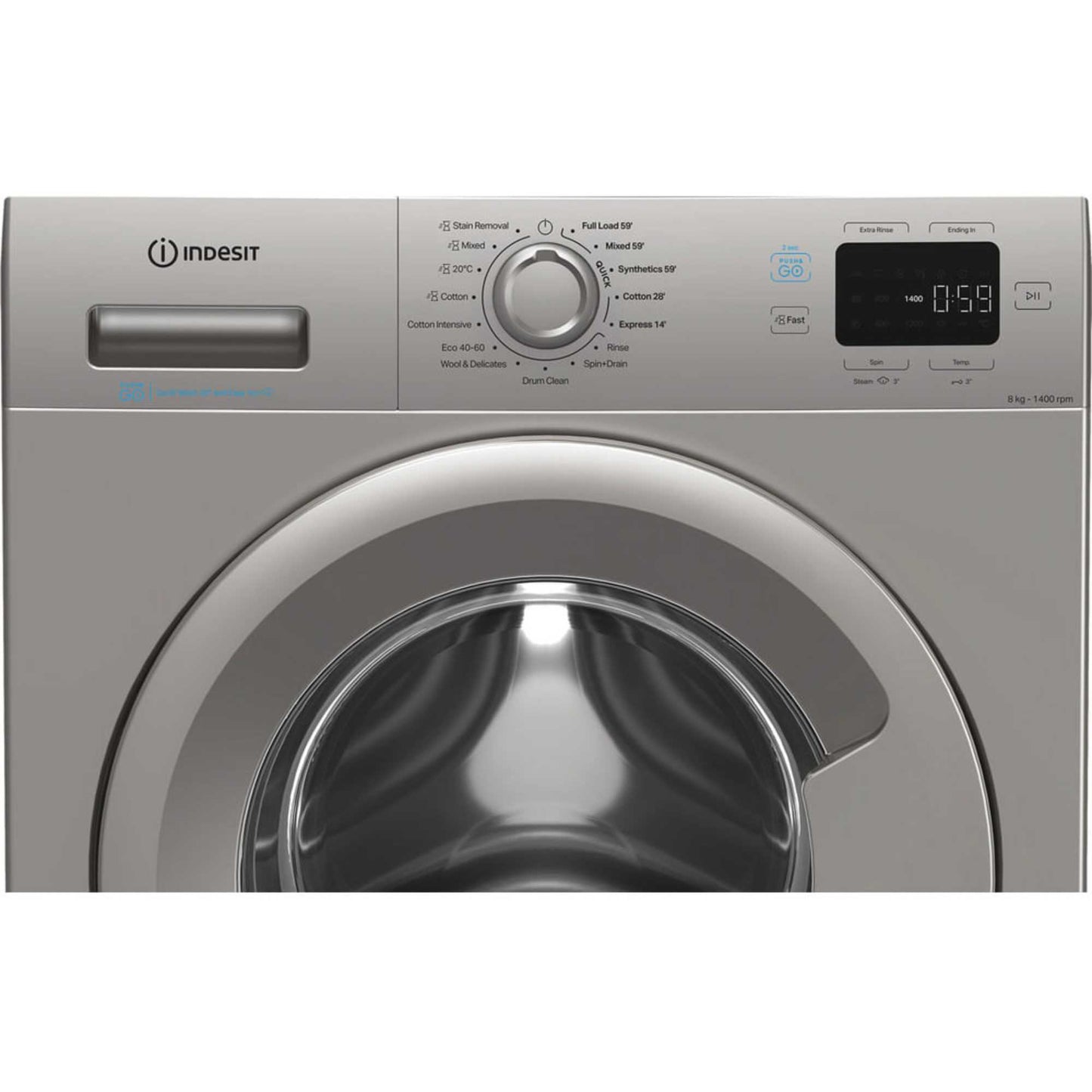 Indesit Push&Go 8kg 1400rpm Washing Machine - IP 846S PUSH&GO UK