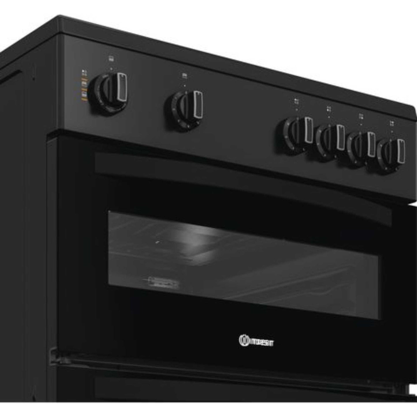 Indesit 60cm Electric Single Oven Cooker - ITE6VMB