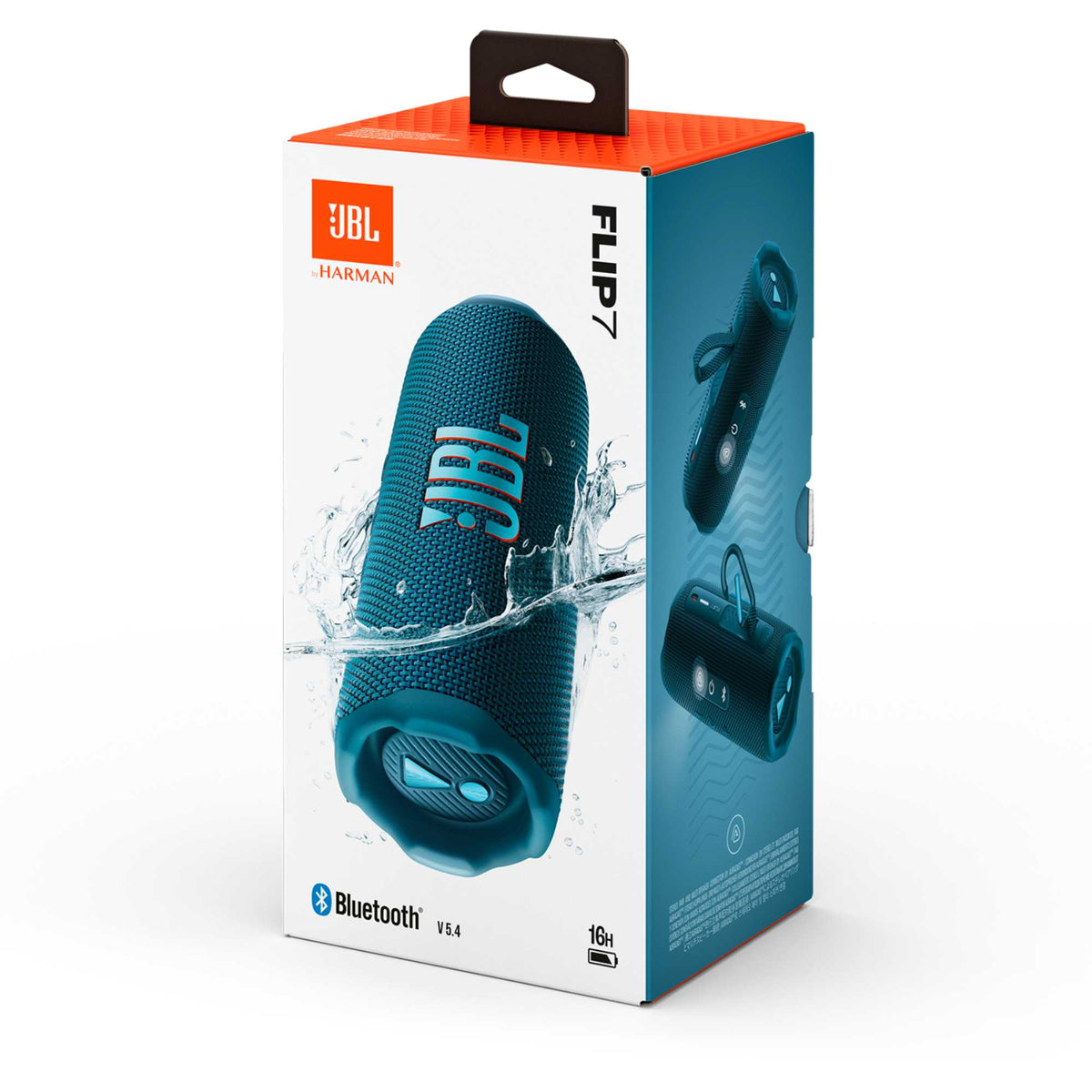 JBL Flip 7 Portable Bluetooth Speaker with JBL Pro Sound - Blue