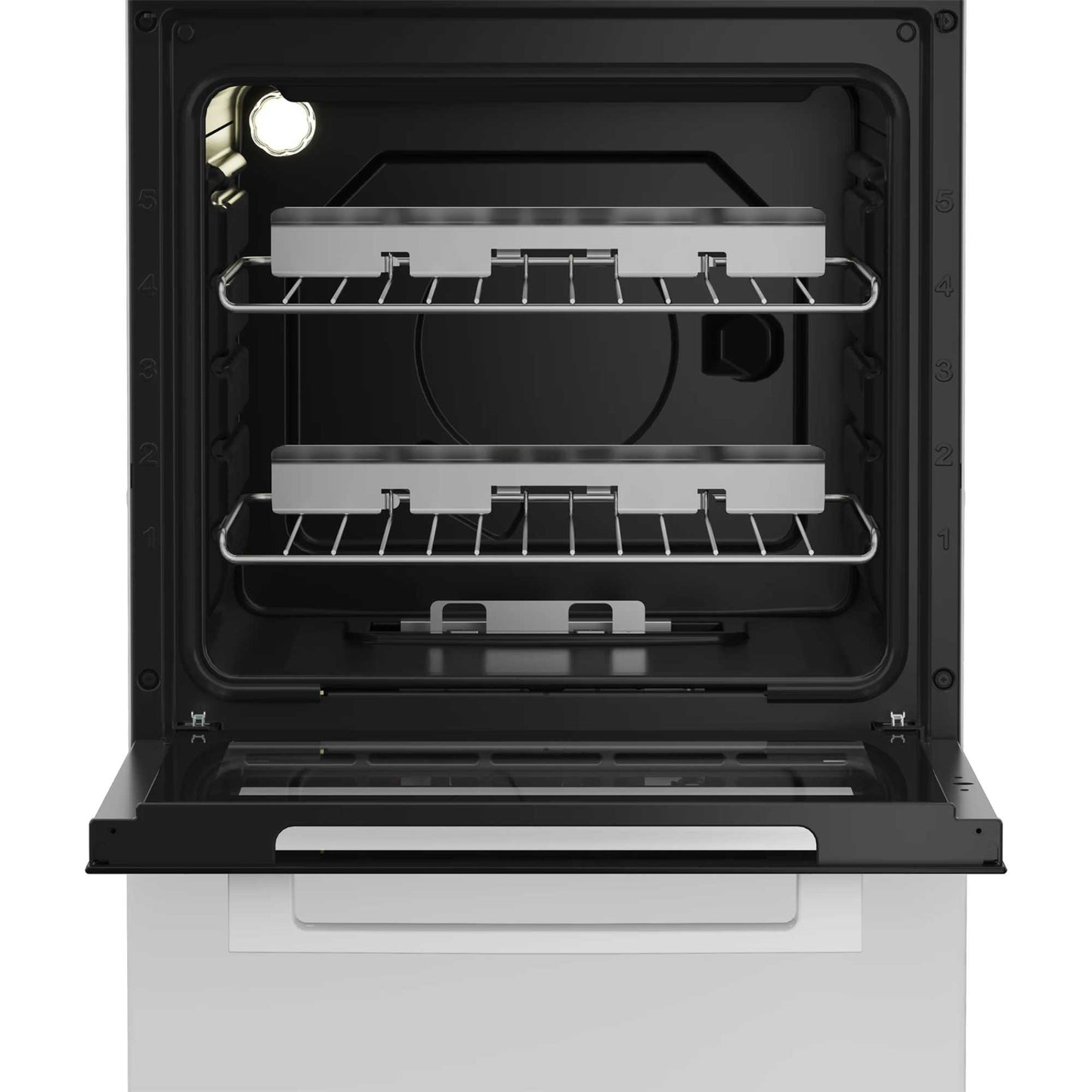 Beko 50cm Gas Single Oven Cooker - KA52NEW