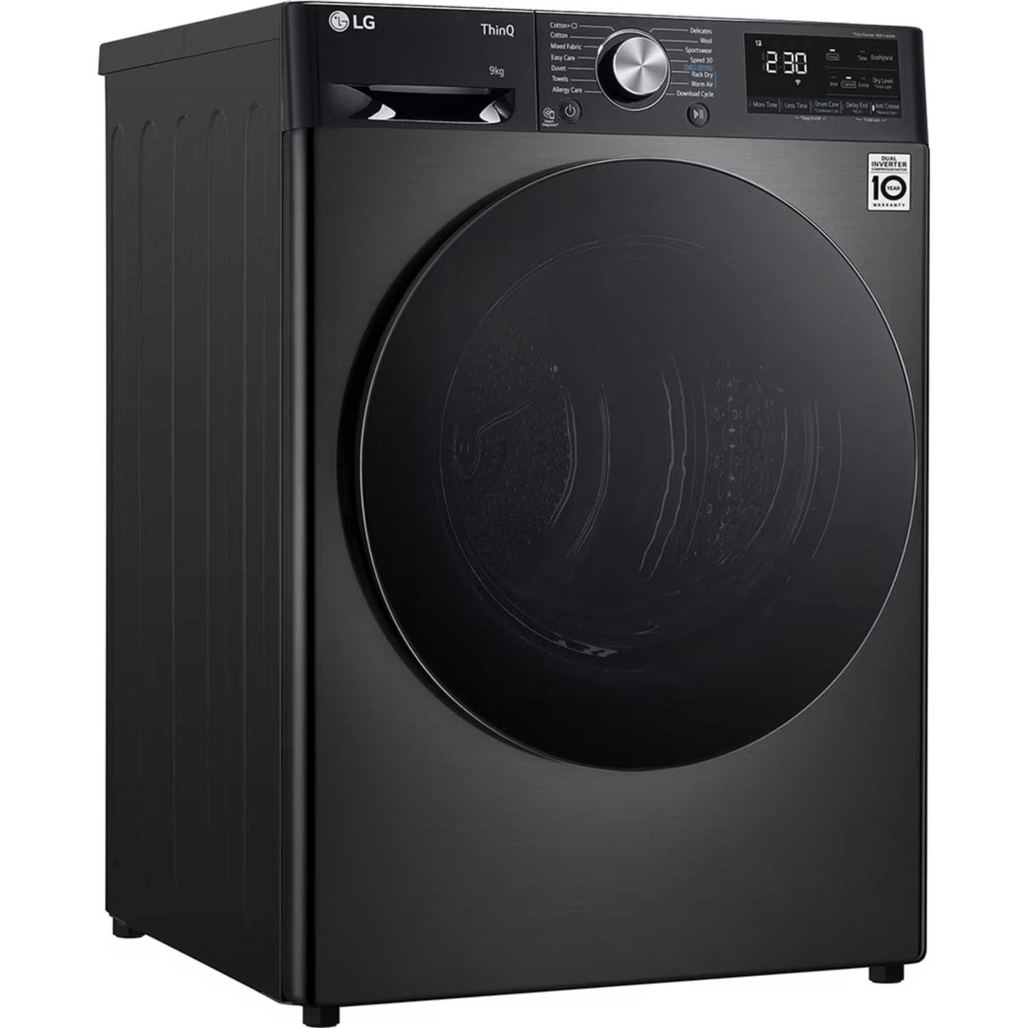 LG DUAL Inverter 9kg Heat Pump Tumble Dryer - FDV909BN