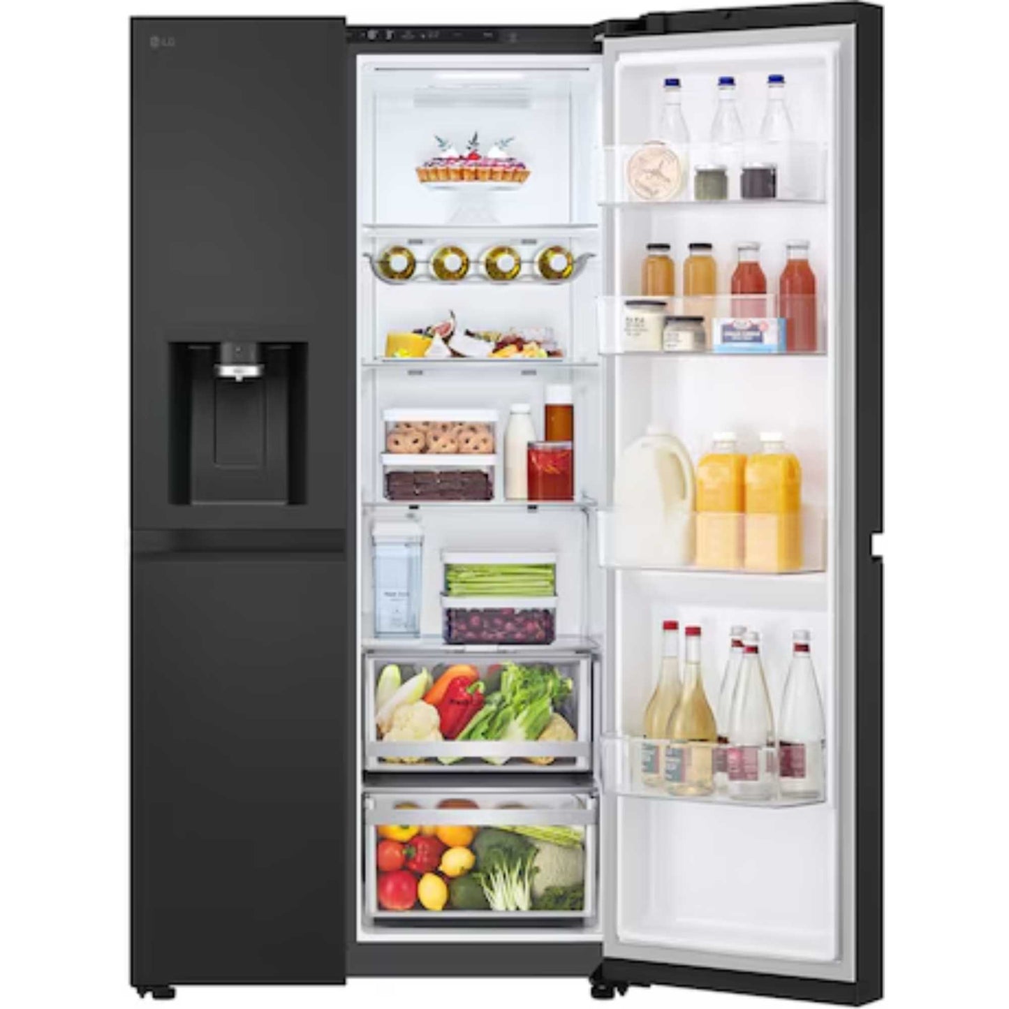 LG NatureFRESH American Fridge Freezer 50/50 Total No Frost - GSLE81EPBD