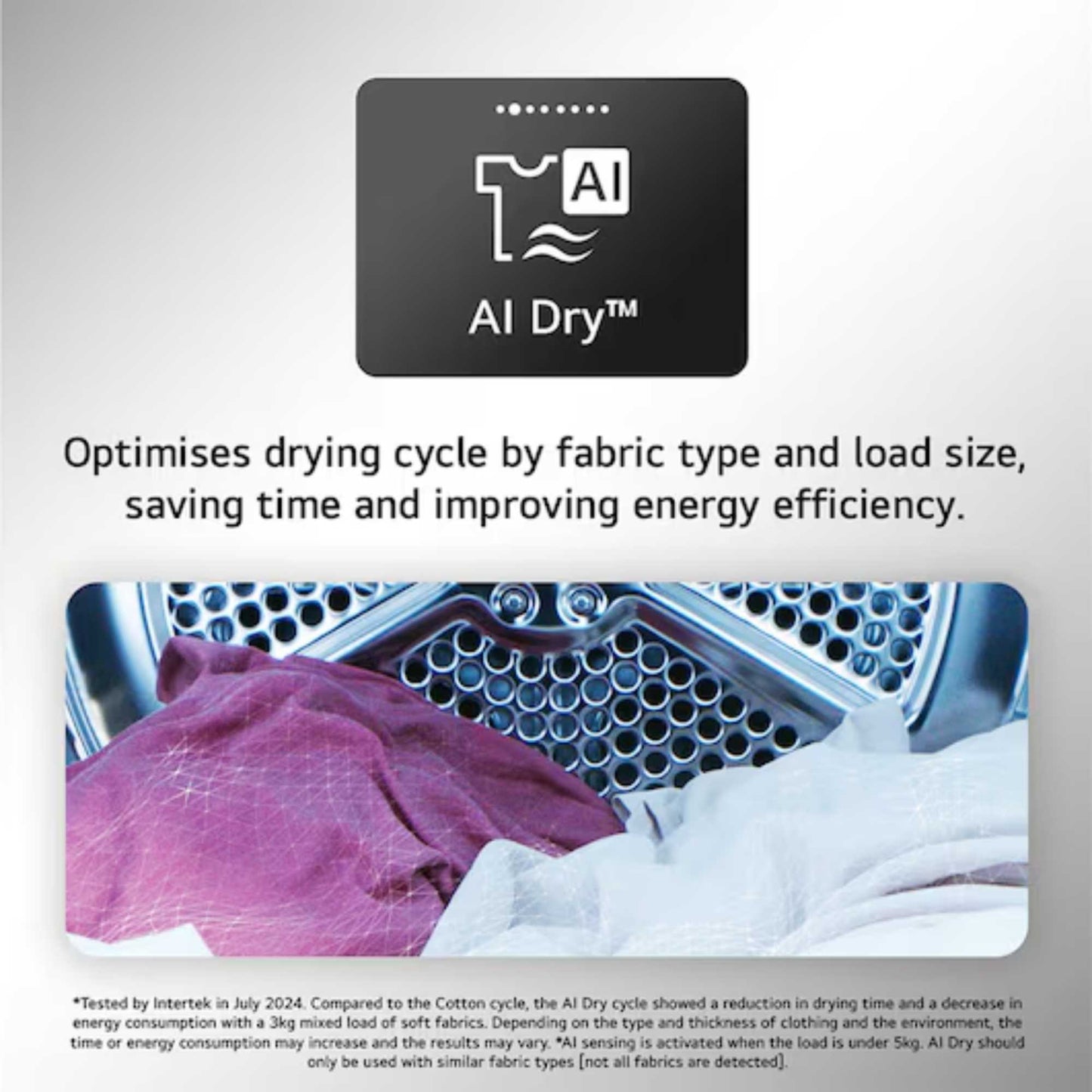 LG Series 7 AI Dry 10kg Heat Pump Tumble Dryer - RHX7010TWB