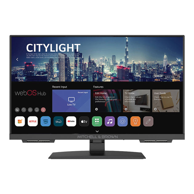 24Inch HD RDY 12V TRAVELLER SMART WEBOS OS TV WTH DVD