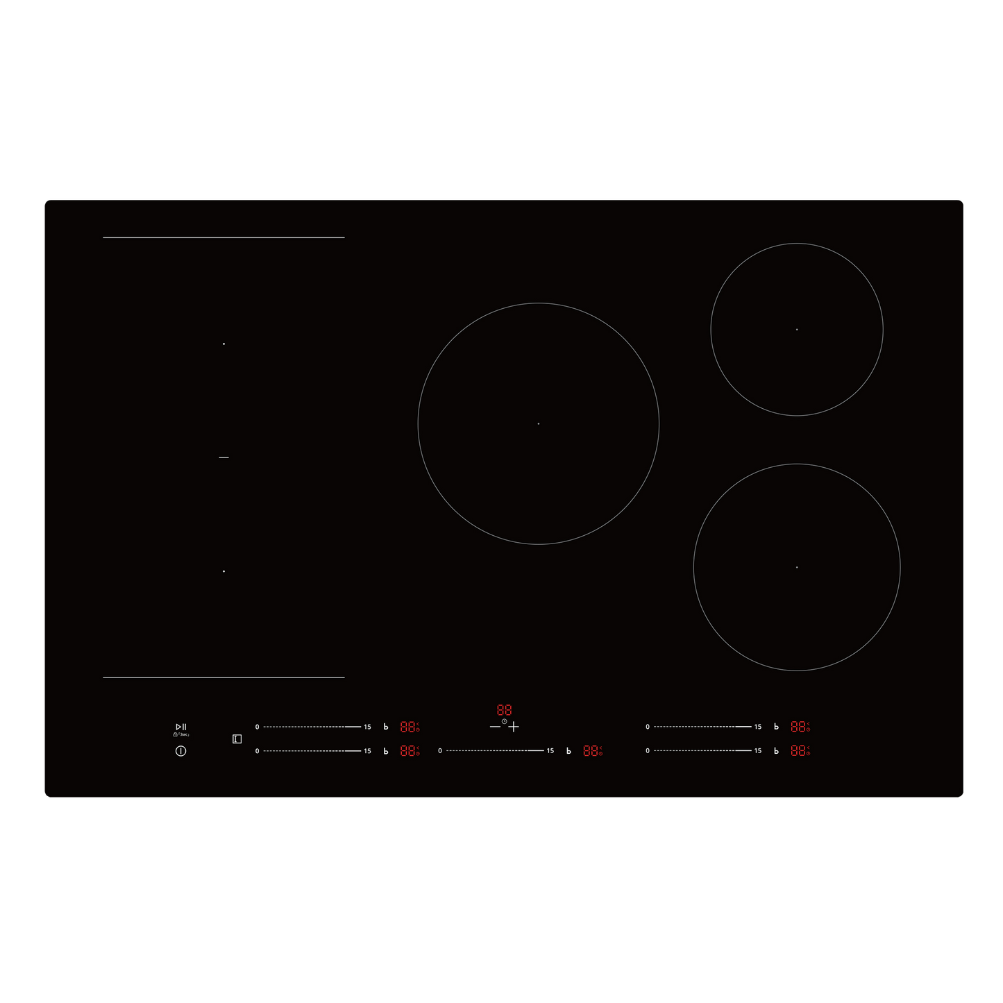 Montpellier MDAIN80FZ- 80cm Built-In Induction Hob