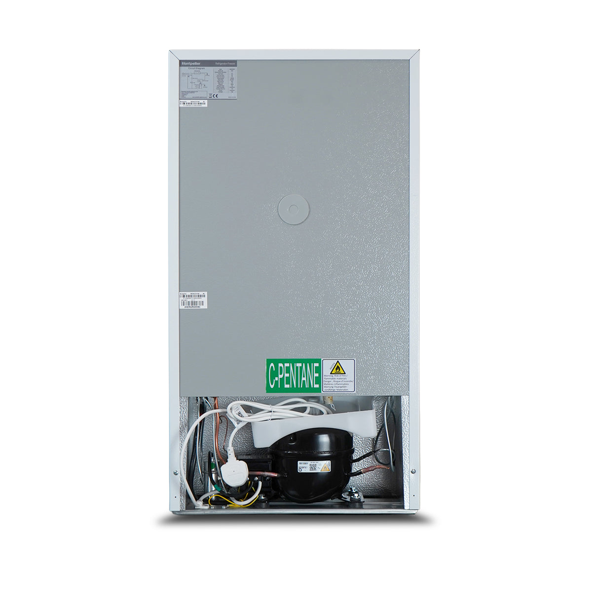 Montpellier MDAS2035W Undercounter Fridge Freezer in White