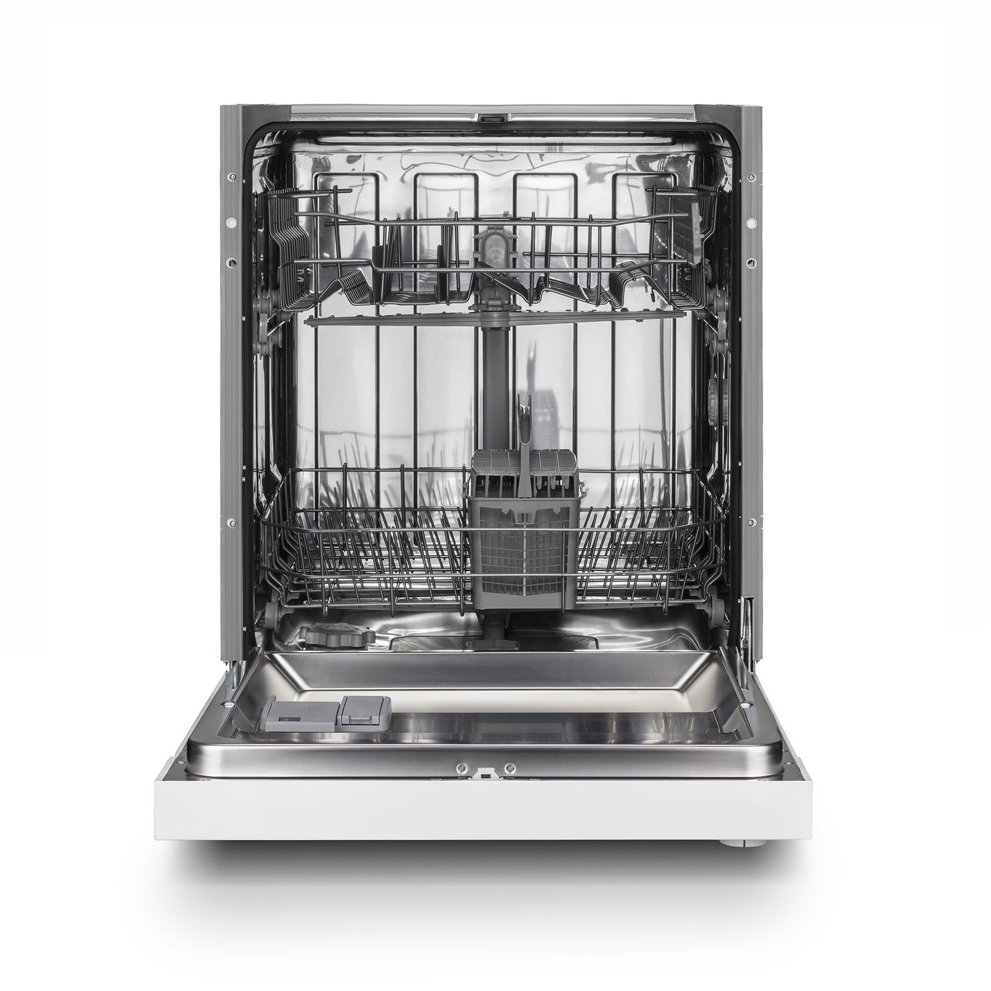Montpellier MDI655W Full Size 60cm Drawline/Semi Integrated Dishwasher in White