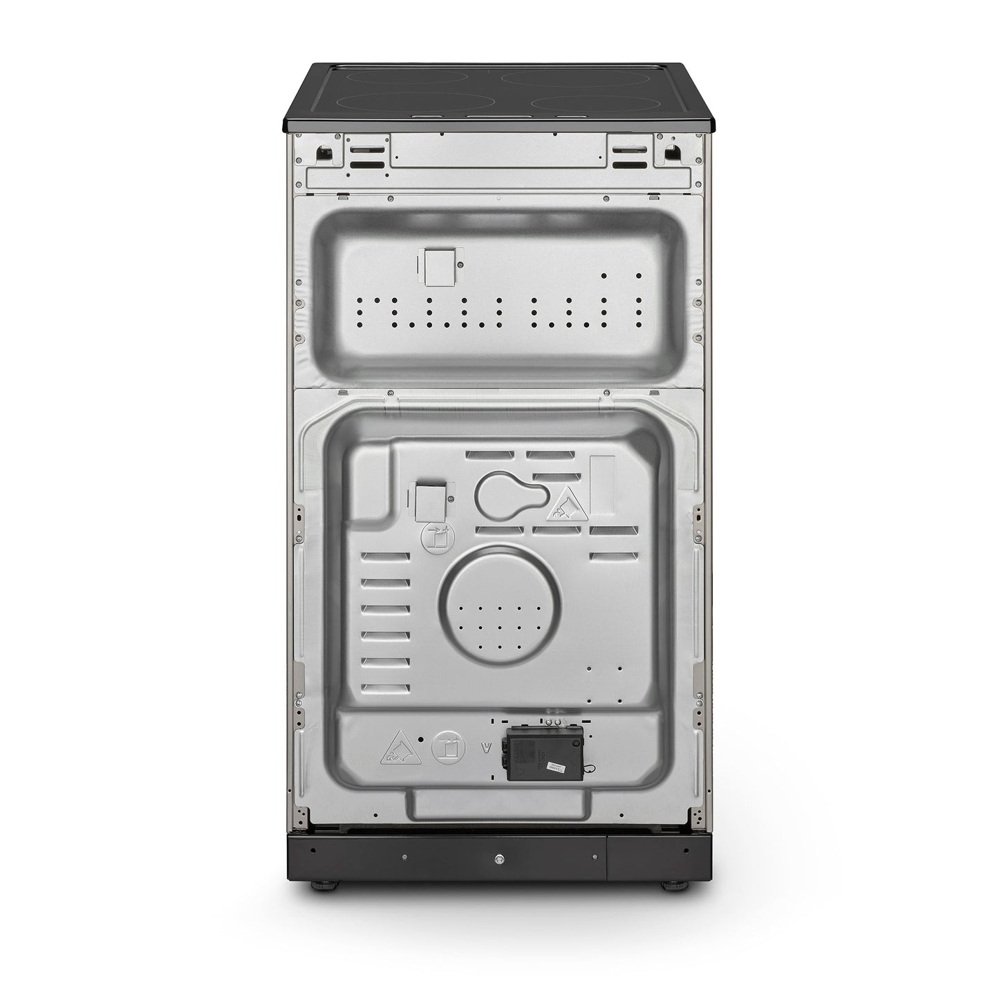 Montpellier MDOC50FS 50cm Ceramic Double Oven Silver