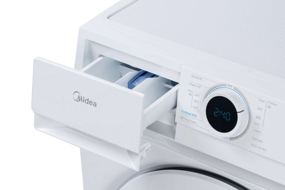 Midea MF100W70 Midea White 7KG 1200RPM Washing Machine