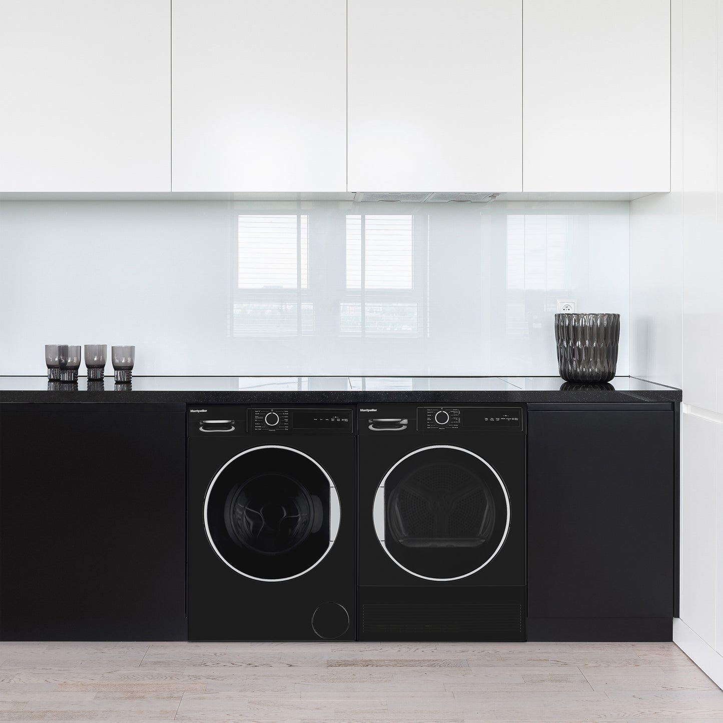 Montpellier MTDC8SDK 8KG CONDENSER SENSOR DRY TUMBLE DRYER - BLACK