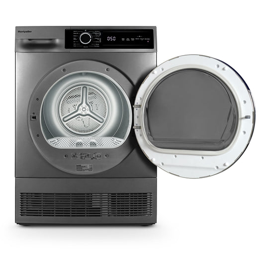 Montpellier MTDC8SDS 8KG CONDENSER SENSOR DRY TUMBLE DRYER - SILVER