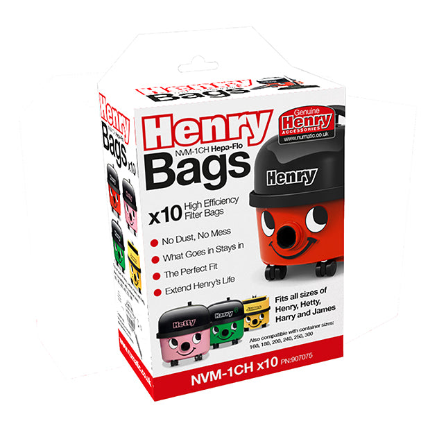 Nvm-1Ch Hepaflo Dustbag Pk 10