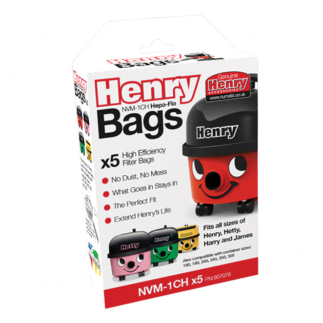 NVM-1CH HEPAFLO DUSTBAG PK 5