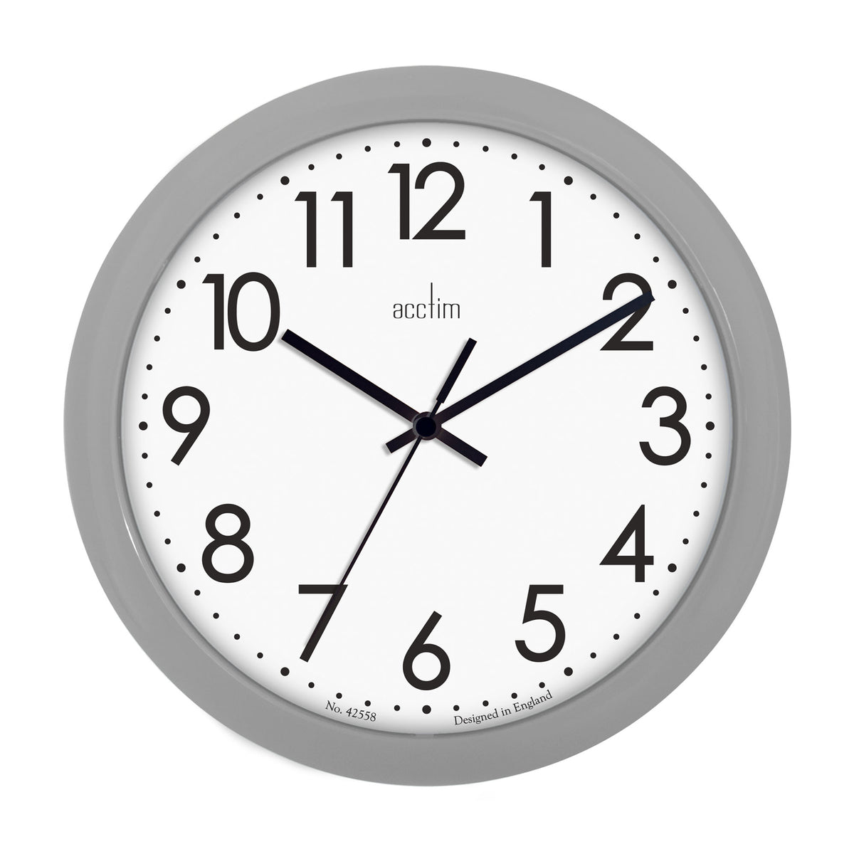 Abingdon Wall Clock Grey