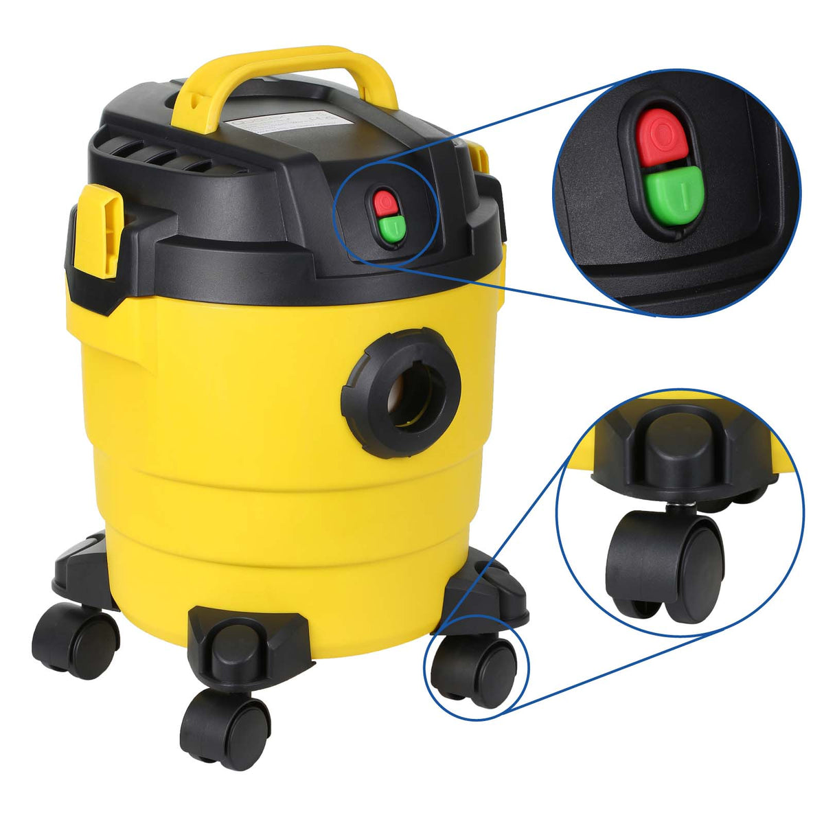 Wet & Dry Vacuum Cleaner - K411 - 12 Litre - 1000W