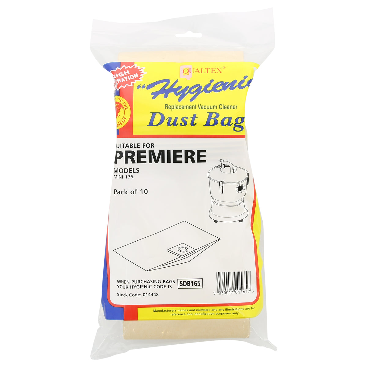 Premiere Vacuum Cleaner Paper Bag (Pack of 10)