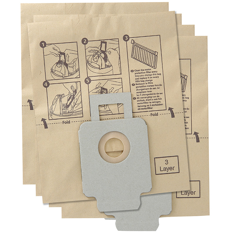 Morphy Richards Vacuum Cleaner Paper Bag - 9056024 (Pack of 5) VB254 GOBLIN340 344 345