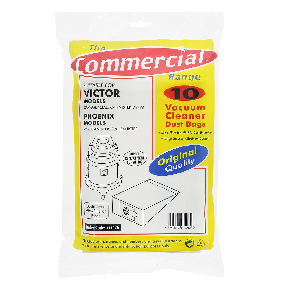 Victor Vacuum Cleaner Bag (Pack of 10)