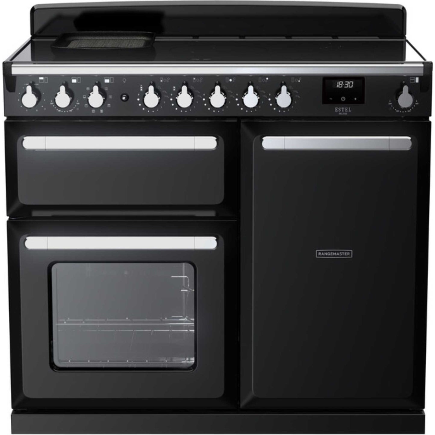 Rangemaster Estel Deluxe 100 100cm Electric Range Cooker - ESDL100EIPGBL/CM1