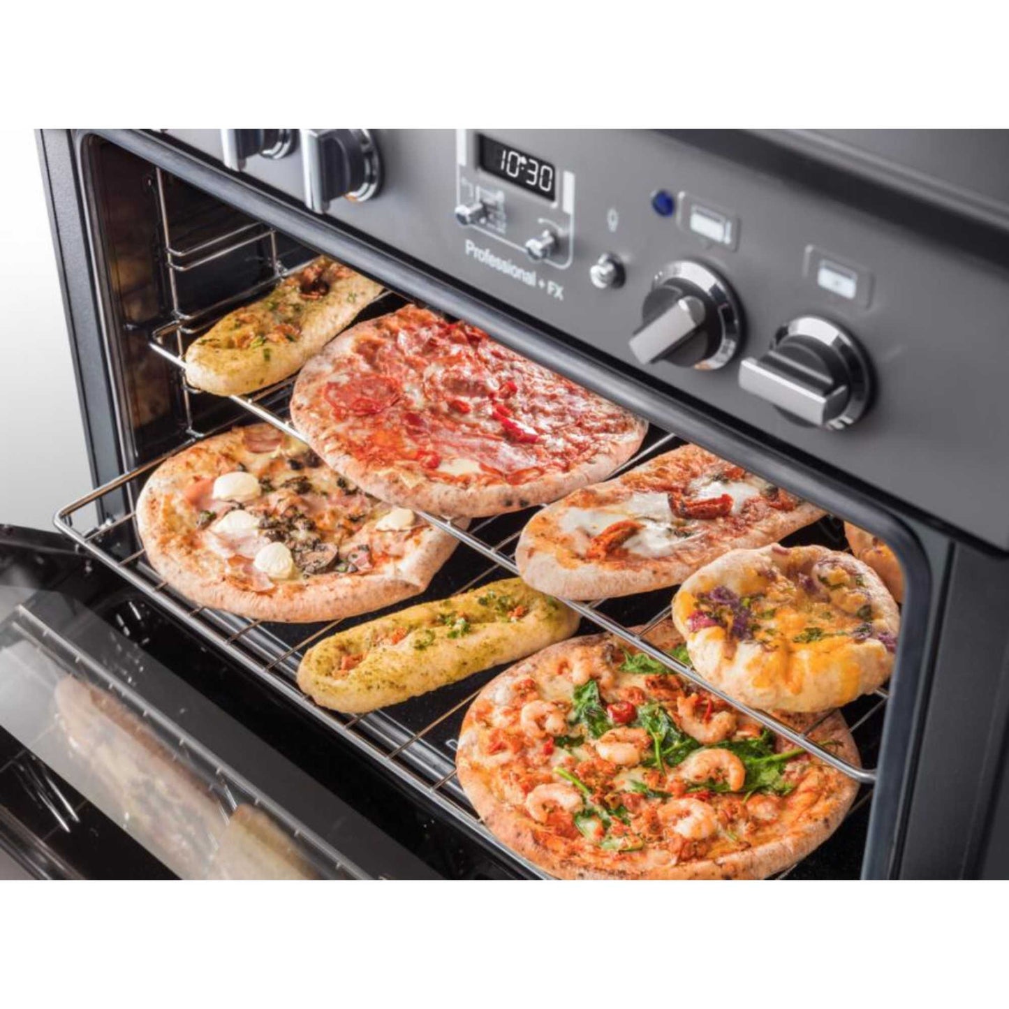 Rangemaster Professional+ FX 90 90cm Dual Fuel Range Cooker - PROP90FXDFFSS/C