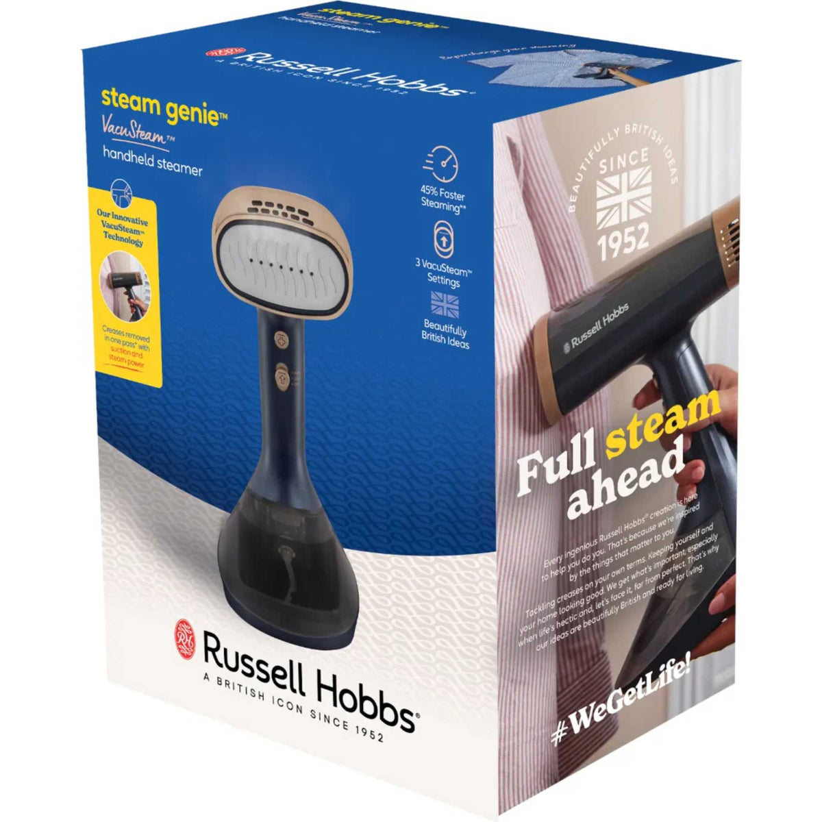 Russell Hobbs 28550 Steam Genie VacuSteam Garment Steamer